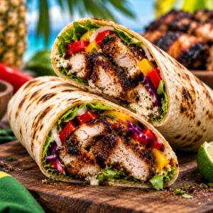 Monday: Jerk Chicken Wrap