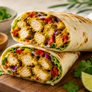 Tuesday: Curry Chicken Wrap