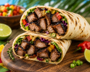 Wednesday: Jerk Pork Wrap
