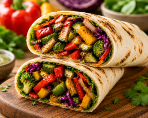 Friday: Veggie Jerk Wrap